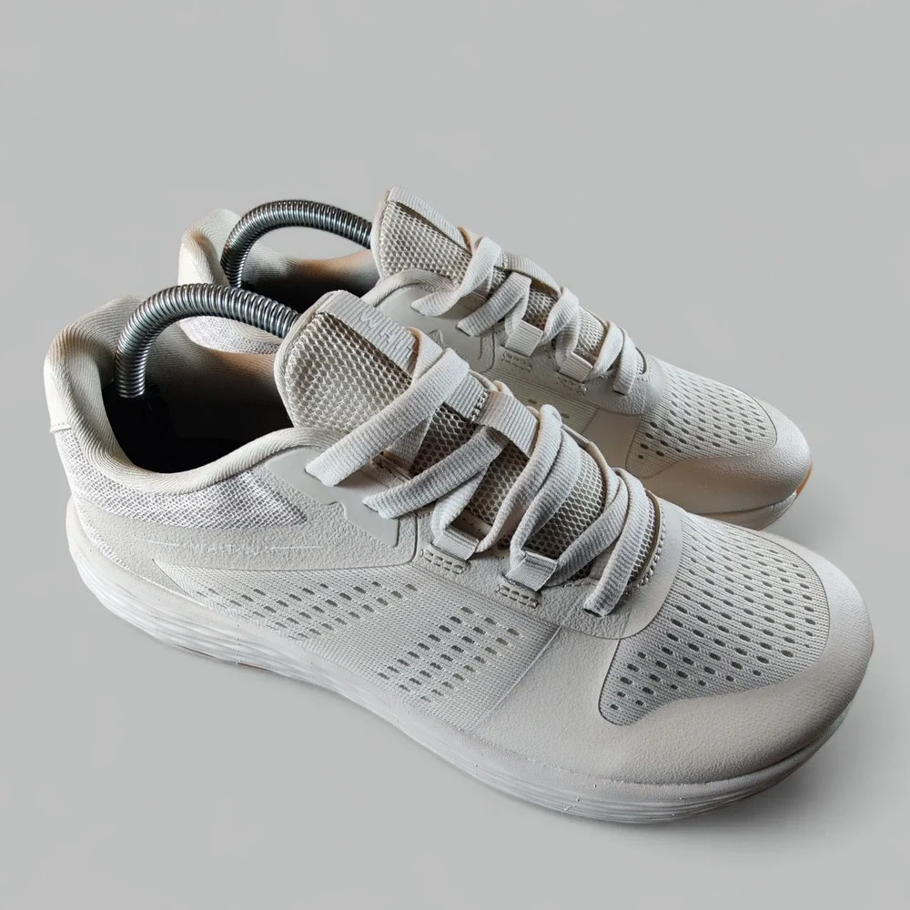 WHITIN‎ Men's Minimalist Barefoot Sneakers Zero Drop Size 43 / 8.5 White Gum New